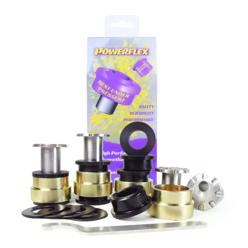 Silentbloky Powerflex PFF60-301G pro Renault Clio V6 r.v. 2001-2005 "Front Lower Wishbone Bush, Camber Adjustable", pozice na diagramu: 1 Akční Cena