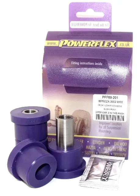 Expresní Doručení Silentbloky Powerflex PFF69-201 pro Subaru Impreza Turbo vč. WRX / STi GD/GG "Uložení před. ramene, přední silentblok", pozice na diagramu: 1
