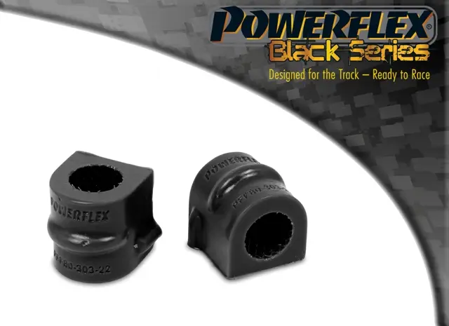 Autentický Silentbloky Powerflex Black Series PFF80-303-19BLK pro Vauxhall / Opel Astra Mk1 "Uložení před. stabilizátoru 19 mm", pozice na diagramu: 3