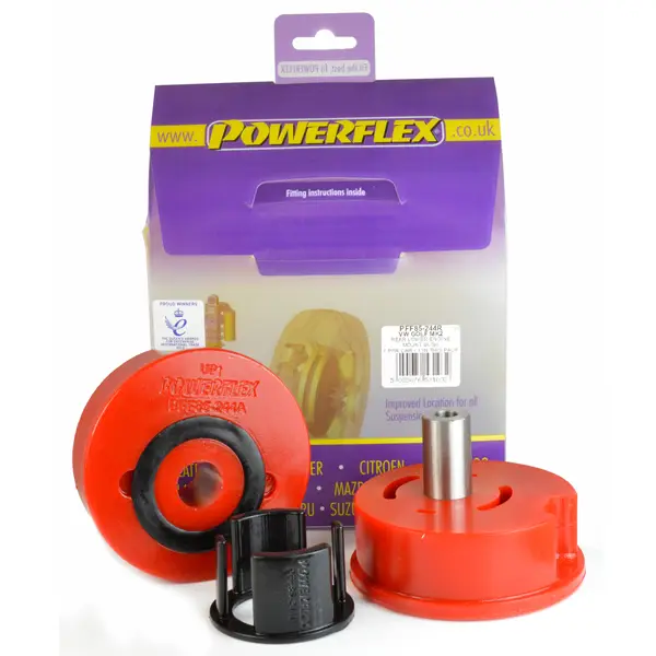 Ověřený Silentbloky Powerflex PFF85-244R pro Volkswagen Passat B3/B4 2WD "zadní spodní držák motoru (Diesel verze)", pozice na diagramu: 20