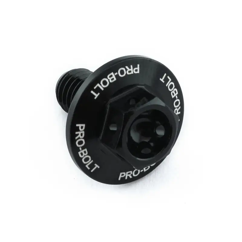 Pro-Bolt hliníkový šroub s šestihrannou hlavou 16 mm, závitem M6 x 1,00 mm a délkou závitu 12 mm, barva: černá Koupit Online
