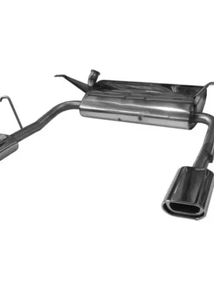 Fox Sportauspuff koncový tlumič výfuku s koncovkou 135x80 Typ 53 na obou stranách pro Renault Laguna II s motorem 1.6, 1.8, 1.9 D, 2.0, 3.0 V6, Grandtour Víkendová Akce