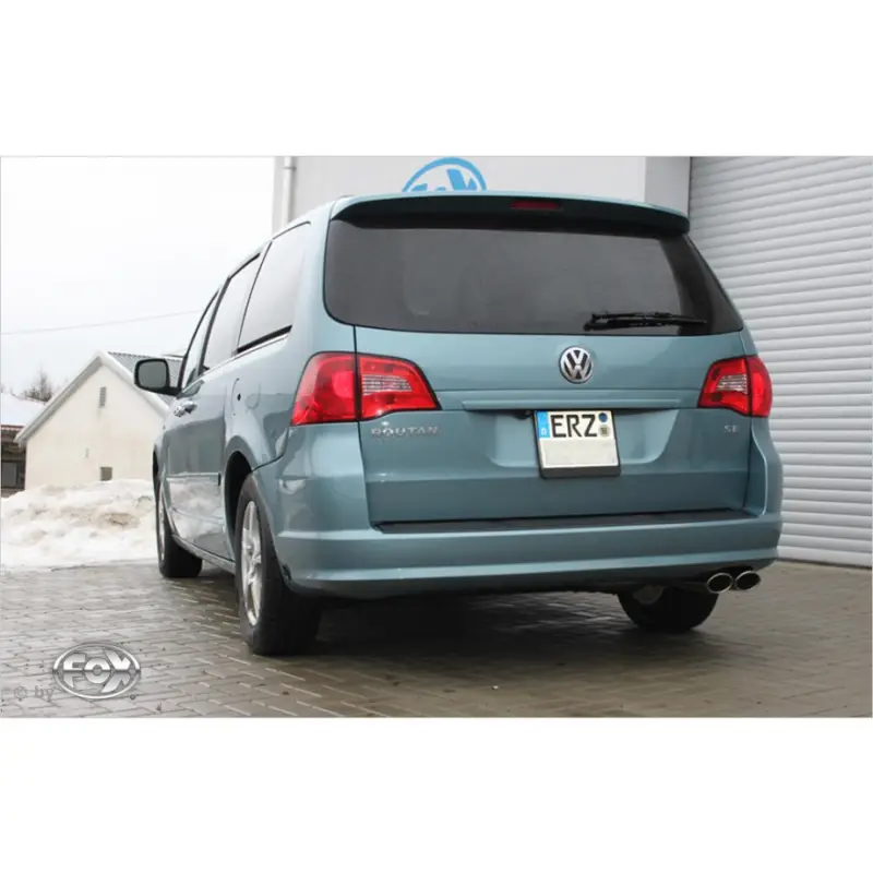 Dokud Zásoby Vydrží Fox Sportauspuff koncový tlumič výfuku s koncovkou 2x106x71 Typ 32 pro Volkswagen Routan s motorem 3.8