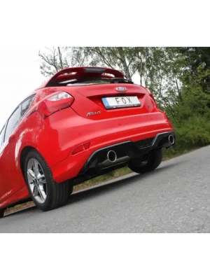 Cenový Hit Fox Sportauspuff koncový tlumič výfuku s koncovkou 1x100 Typ 16 na obou stranách pro Ford Focus III 2013- s motorem 1.5, 1.6, model S hatchback