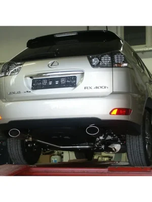 Expresní Doručení Fox Sportauspuff koncový tlumič výfuku s koncovkou 140x90 Typ 32 na obou stranách pro Lexus RX XU3 s motorem 3.3