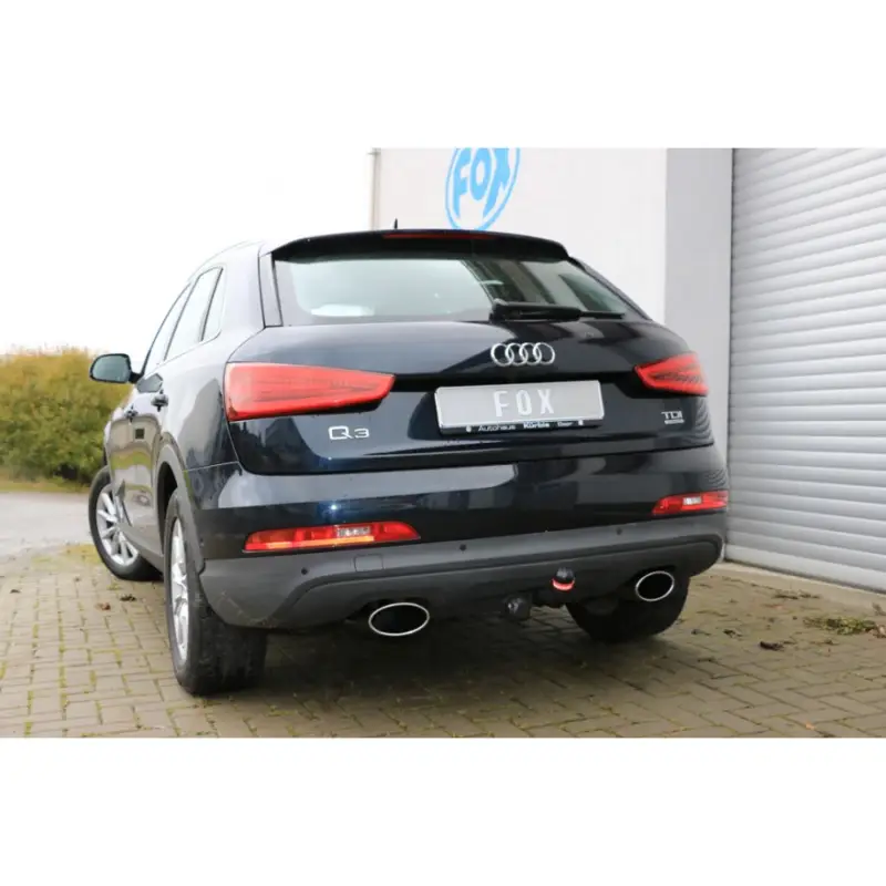 Fox Sportauspuff koncový tlumič výfuku s koncovkou 160x90 Typ 38 na obou stranách pro Audi Q3 Diesel s motorem 2.0 TDI Zlevněný