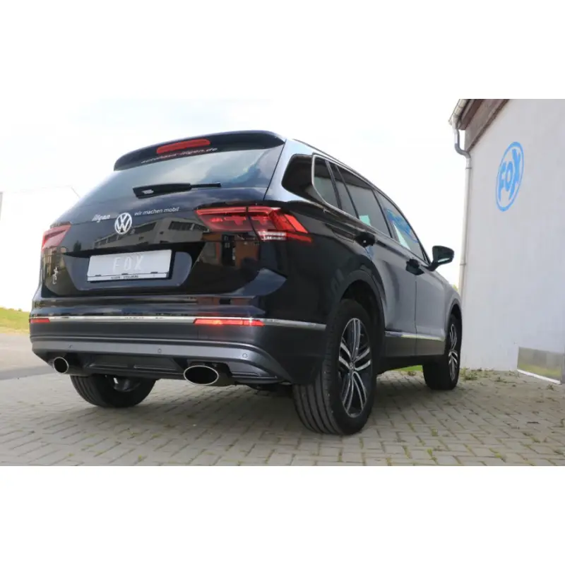 Fox Sportauspuff koncový tlumič výfuku s koncovkou 160x90 Typ 38 na obou stranách pro Volkswagen Tiguan II Benzin 2015- s motorem 2.0 Objednat Nyní