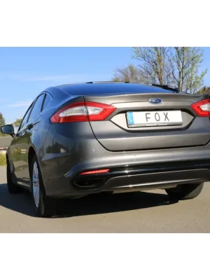 Zlevněný Fox Sportauspuff koncový tlumič výfuku s koncovkou vyvedeno do OEM koncovek pro Ford Mondeo V s motorem 2.0