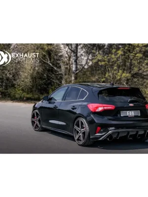 Fox Sportauspuff koncový tlumič výfuku s koncovkou 1x100 Typ 25 na obou stranách pro Ford Focus IV ST 2018- s motorem 2.3 Expresní Doručení