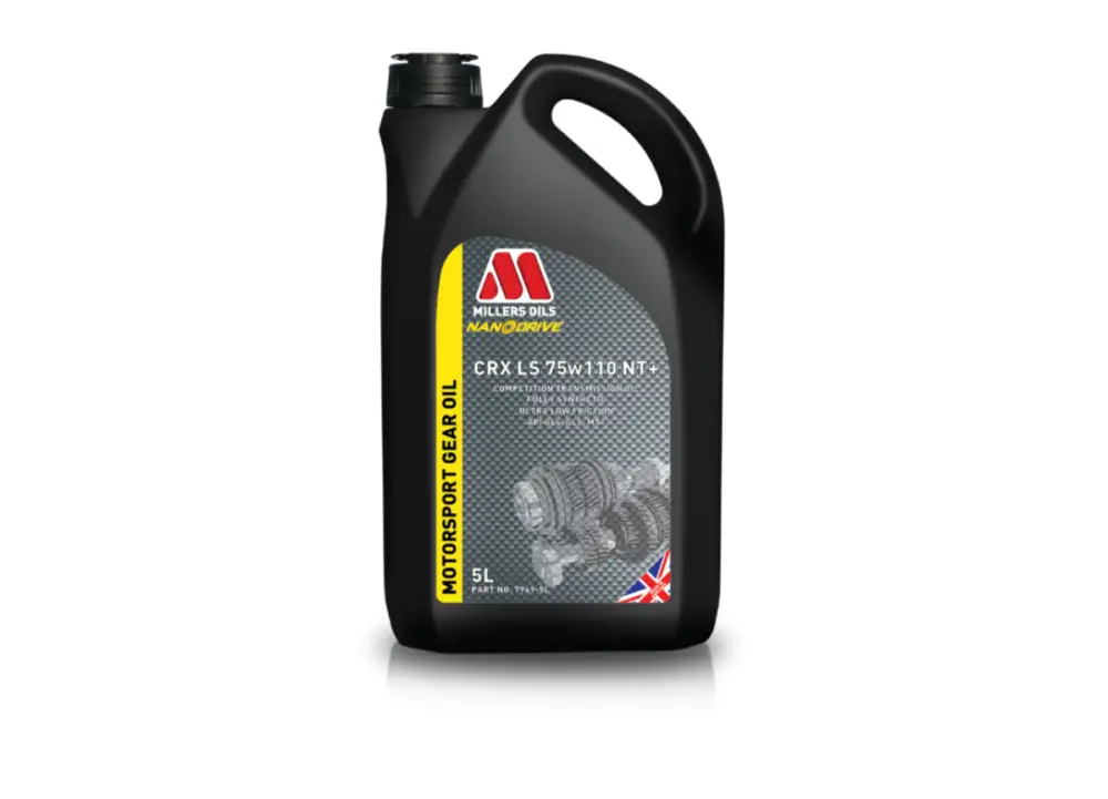 Závodní plně syntetický převodový olej Millers Oils NANODRIVE - CRX LS 75w110 NT+ 5l Poslední Šance