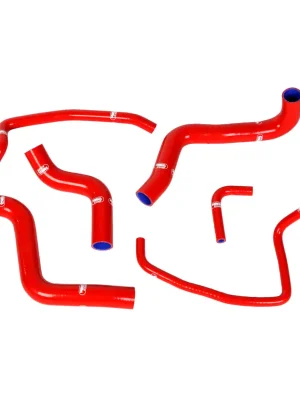 Značkový Samco Sport 6-dílná sada silikonových hadic pro vedení chladicí kapaliny pro Mazda RX8 2008 - s pravostranným řízením, barva solar oranžová (maskáčový vzor)