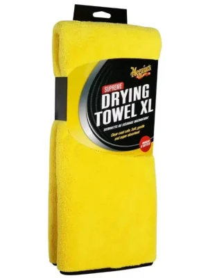 Meguiar's Supreme Drying Towel XL - extra hustý a savý sušicí ručník z mikrovlákna, 85 x 55 cm, 1 050 g/m2 Výhodná Nabídka