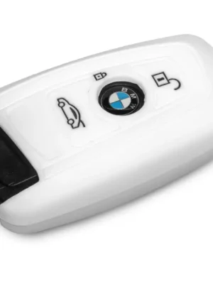Tovární Cena Ochranné silikonové pouzdro na klíč pro BMW novější modely, barva bílá