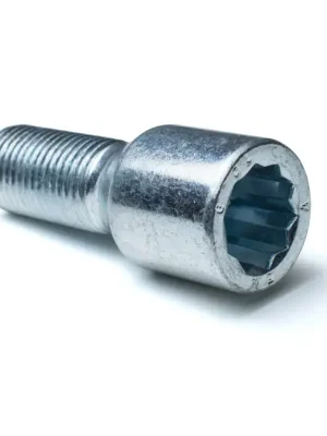 Kolový šroub M14x1,5x28 kužel s vnitřním mnohohranem, průměr hlavy 20 mm, výška 53 mm Výhodná Nabídka