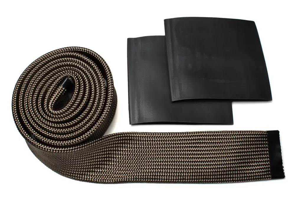 Přímo Od Výrobce DEi Design Engineering titanový tepelně izolační návlek "Titanium Protect-A-Sleeve", rozměr průměr 2,5 cm, délka 1,2 m