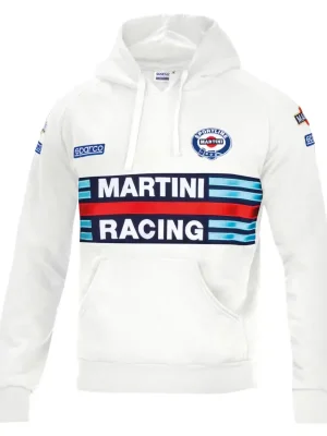 Časově Omezené Sparco mikina s kapucí Martini Racing, barva bílá, velikost XL
