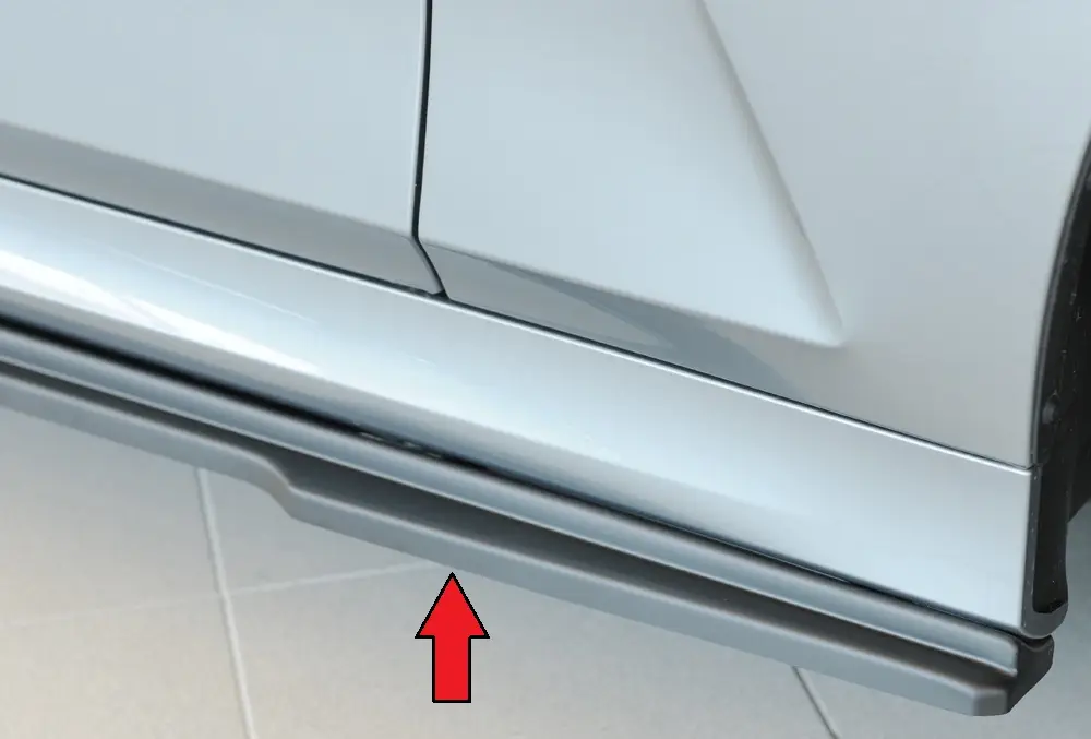 Pouze Dnes Rieger spoiler pod boční práh mont. strana pravá pro BMW řada 3 G20 sedan, r.v. 03/19-, plast ABS bez povrchové úpravy