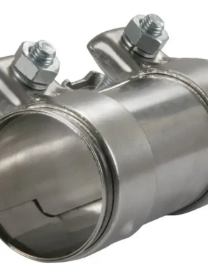 Značkový Powersprint nerezová šroubovací spojka s vnitřním průměrem 65 mm a délkou 80 mm