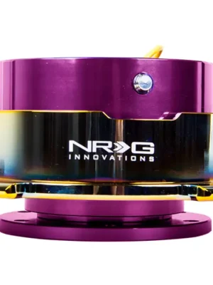 NRG Innovations odpojovač volantu Generation 2.5, barva fialová s neochrome kroužkem Výprodej