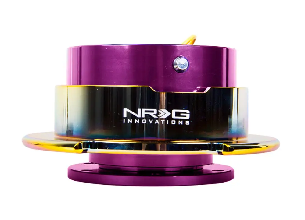 NRG Innovations odpojovač volantu Generation 2.5, barva fialová s neochrome kroužkem Výprodej