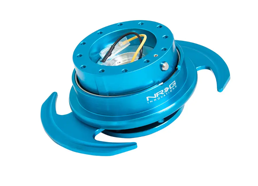 Must-Have NRG Innovations odpojovač volantu Generation 3.0, barva modrá lesklá