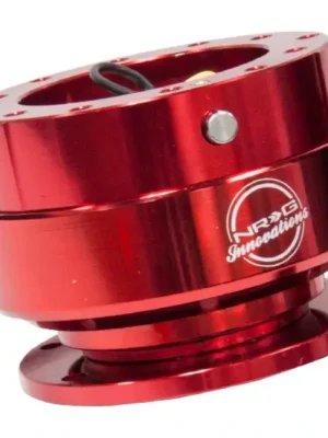 NRG Innovations odpojovač volantu Generation 2.0 s "Ding" zvukovým efektem, barva červená Rychlé Dodání