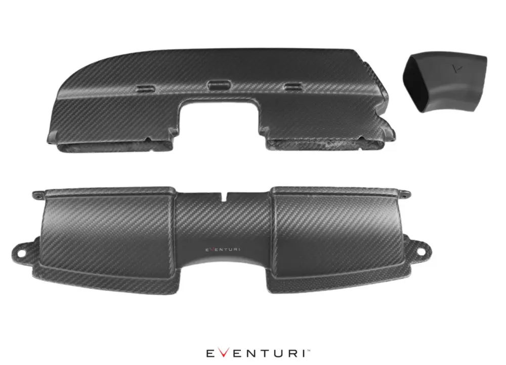 Aktuální Eventuri karbonový vstup vzduchu do airboxu pro BMW E90 / E92 / E93 M3 (2007-2013), povrch matný karbon
