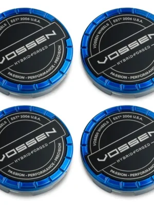 Jen Po Omezenou Doba Vossen sada středových pokliček Billet Sport Hybrid Forged, barva okraje modrá