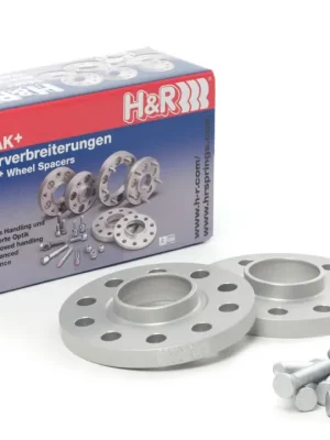 Vysoce Kvalitní H&R 2 kusy rozšiřovacích podložek typ DRS o šířce 15 mm mm pro Honda Civic FD1, barva stříbrná