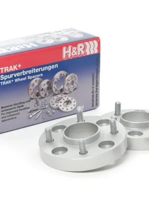 Akce H&R 2 kusy rozšiřovacích podložek typ DRM50 o šířce 25 mm mm pro Nissan Micra K11, barva stříbrná