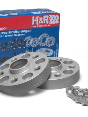 Akce H&R 2 kusy rozšiřovacích podložek typ DRA70 o šířce 35 mm pro BMW řada 6 6C F14, barva stříbrná