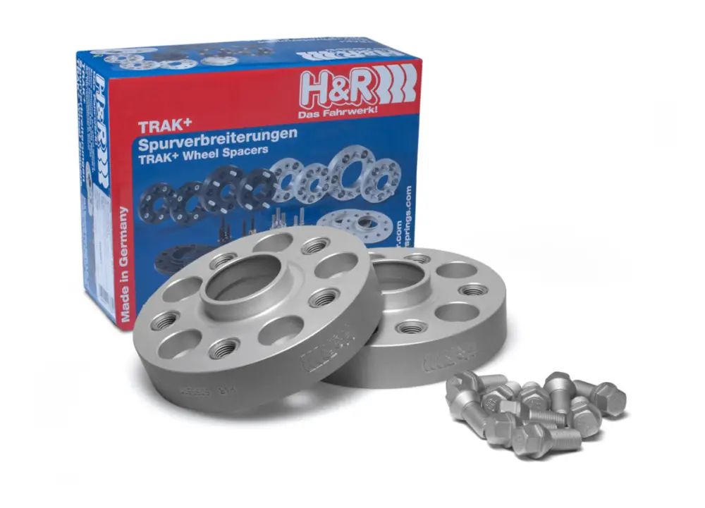Akce H&R 2 kusy rozšiřovacích podložek typ DRA70 o šířce 35 mm pro BMW řada 6 6C F14, barva stříbrná