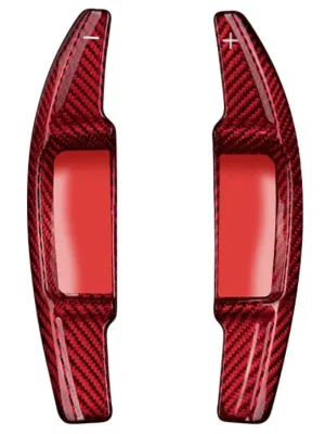 Karbonová pádla pod volant pro Mercedes třída S 65 AMG W222 2021+, barva červený karbon Značkový