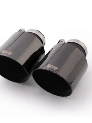 Nová Kolekce Remus sada 4 ks koncovek 102 mm pro BMW M3 F80 LCI Sedan r.v. 01/2015-, zkosená, s ostrým okrajem, black chrome