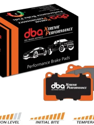 Akce DBA Xtreme Performance zadní sada brzdových destiček pro BMW 3 Series (xDrive GT F34) 340 2015-2019 3.0 Turbo 326BHP
