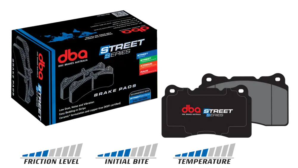 Akce DBA Street Series Ceramic zadní sada brzdových destiček pro Mazda 3 BM 2013-2016 2.2 TD 150BHP