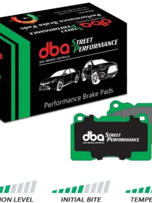 Značkový DBA Street Performance přední sada brzdových destiček pro Dodge (USA) Durango 2011- 3.6