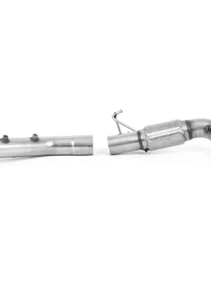 Výprodej Milltek Sport downpipe a Hi-Flow sportovní katalyzátor 94mm / 3.7" ID Turbo Outlet do 80mm / 3.15" Downpipe s 200CPSI HJS Cat, vč. OPF/GPF Bypass pro Škoda Octavia IV vRS 2.0 TSI 245PS (MQB EVO Mk4) Sedan/Combi (s OPF/GPF) 2020-2024