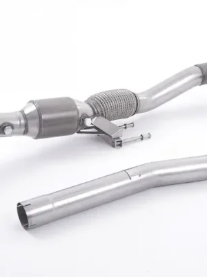 Výprodej Milltek Sport litý Downpipe s HJS HQ 200 Cell High-Flow sportovním katalyzátorem pro Škoda Octavia II vRS 2.0T FSi 2006-2010