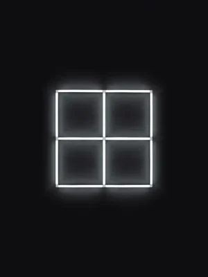 Kompletní LED čtyřhranné svítidlo bílé 4500 K, rozměr 4 elementy 88 x 88 cm Nízká Cena