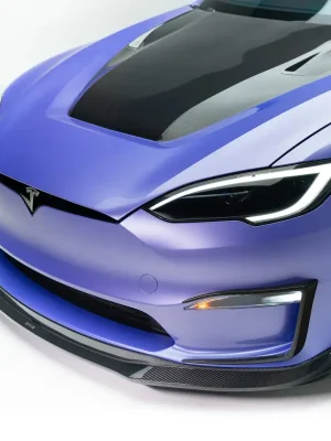 Vorsteiner Aero přední spoiler pro Tesla Model S, r.v. 2021-, lesklý karbon Super Cena