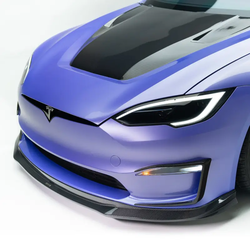 Vorsteiner Aero přední spoiler pro Tesla Model S, r.v. 2021-, lesklý karbon Super Cena