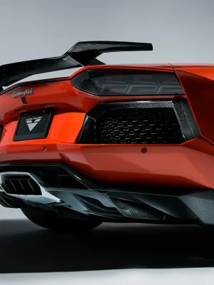 Super Cena Vorsteiner Zaragoza Edizione Aero difuzor zadního nárazníku pro Lamborghini Aventador LP700-4, r.v. 2011-2017, lesklý karbon