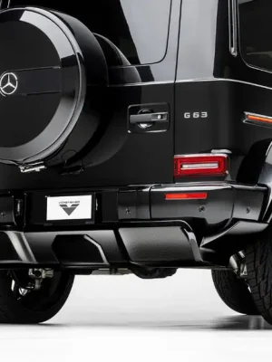 Must-Have Vorsteiner Aero difuzor zadního nárazníku pro Mercedes Benz G63 AMG, r.v. 2018-, lesklý karbon