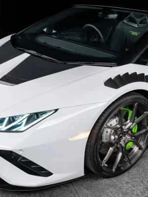 Vorsteiner Novara Edizione Aero přední blatníky pro Lamborghini Huracan LP580-2, r.v. 2016-2019, lesklý karbon Pouze Dnes