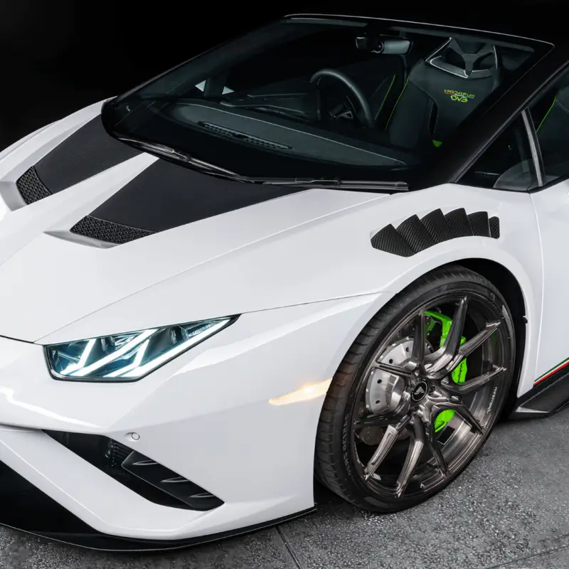 Vorsteiner Novara Edizione Aero přední blatníky pro Lamborghini Huracan LP580-2, r.v. 2016-2019, lesklý karbon Pouze Dnes