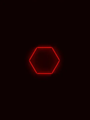 Kompletní LED hexagonové svítidlo červené, rozměr 1 element 97 x 84 cm Dokud Zásoby Vydrží