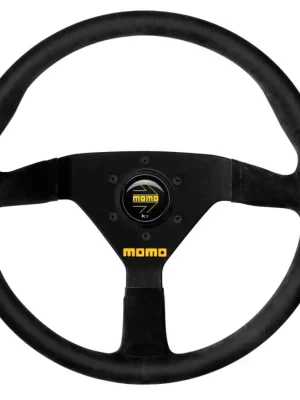 Originální MOMO Model 78 závodní semišový volant 350 mm