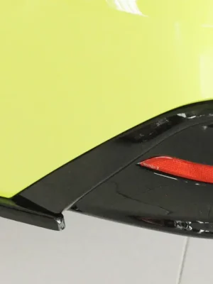Aktuální Rieger spoiler pod zadní nárazník na levé straně pro Škoda Enyaq iV RS SUV (5AZ) r.v. 07/21-, plast ABS lakovaný do černé lesklé barvy
