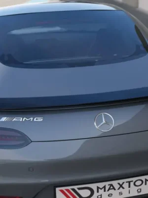 Akce Maxton Design prodloužení spoileru pro Mercedes AMG GT S C190, černý lesklý plast ABS